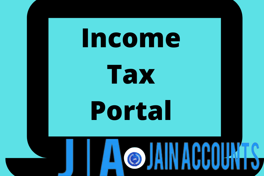Income Tax portal details in hindi by Jain Account